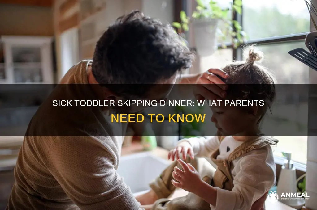 is it ok for sick toddler to skip dinner