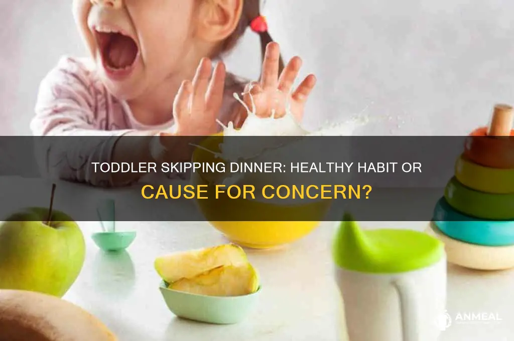 is it ok for toddler to skip dinner