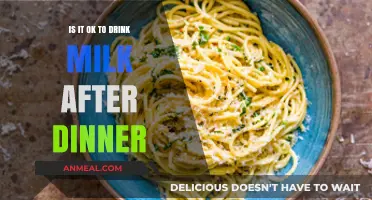 Drinking Milk After Dinner: Healthy Habit or Digestive Dilemma?