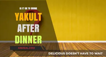 Is Yakult a Healthy Post-Dinner Drink Choice? Expert Insights