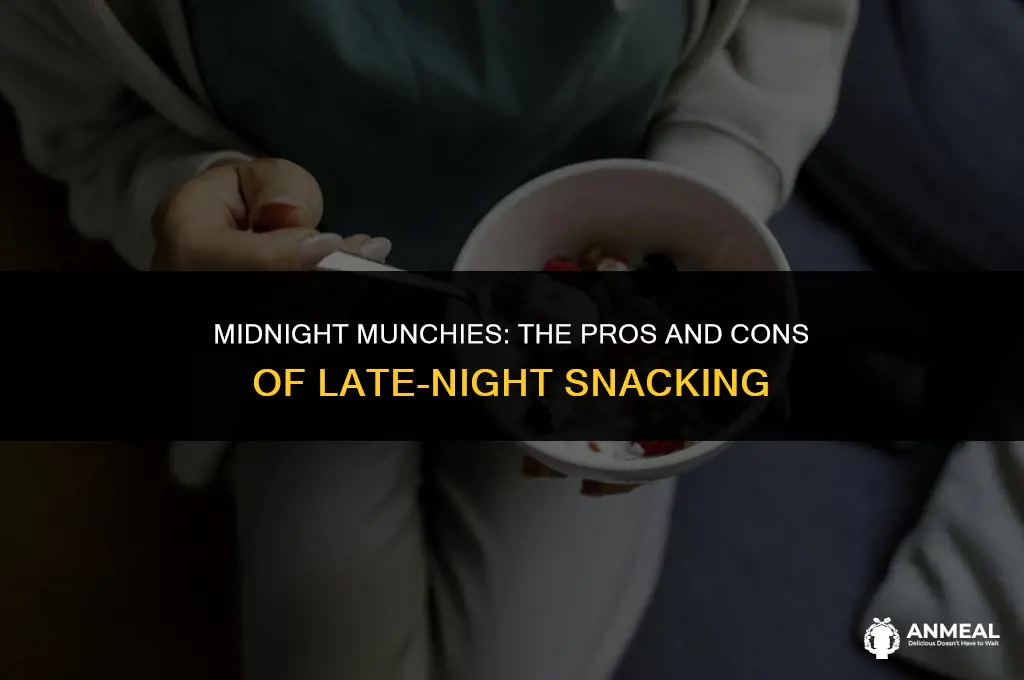 is it ok to eat a late night snack