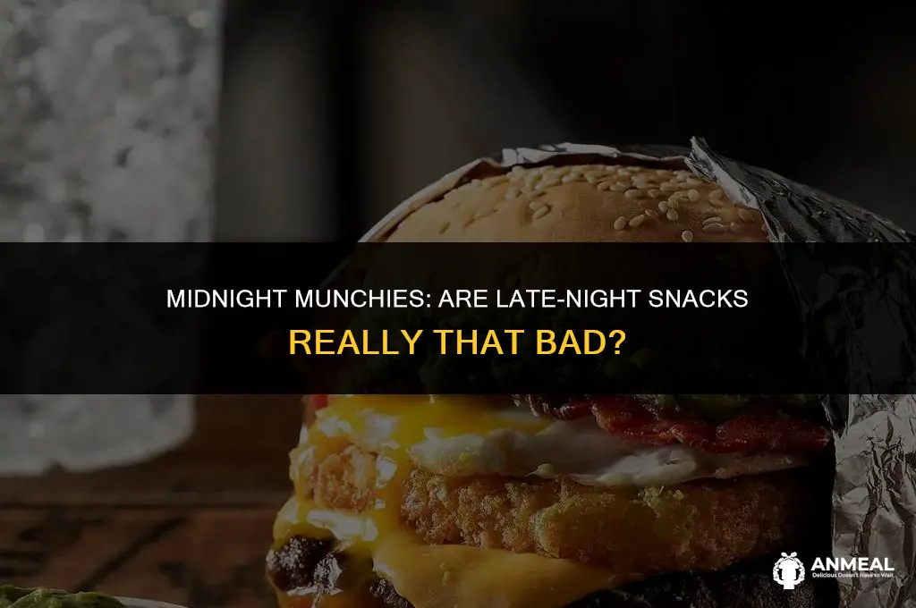 is it ok to eat a midnight snack
