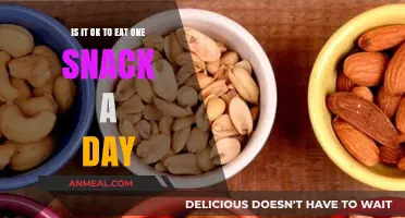 Snacking Smart: Is One Snack a Day the Key to Healthy Eating?