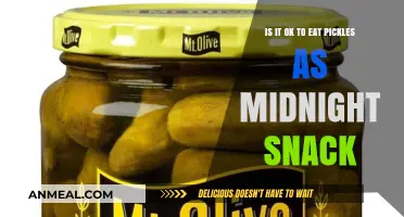 Midnight Munchies: The Pros and Cons of Pickles as a Late-Night Snack