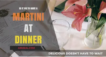 Martini at Dinner: A Sophisticated Pairing or Social Faux Pas?