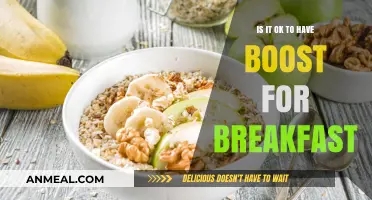 Boost for Breakfast: Healthy Choice or Morning Mistake?