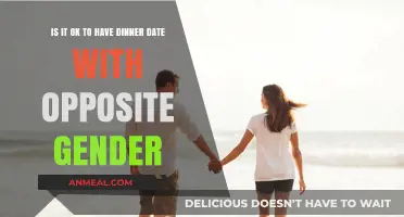 Dinner Dates with the Opposite Gender: Social Norms vs. Personal Choice