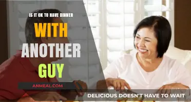 Dining with Another Guy: Navigating Social Norms and Personal Boundaries