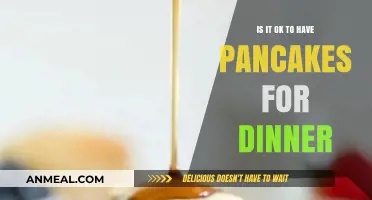 Pancakes for Dinner: A Sweet or Savory Evening Delight?