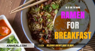 Ramen for Breakfast: A Nutritious Start or Unconventional Choice?