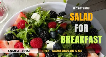 Salad for Breakfast: Healthy Choice or Unconventional Morning Meal?