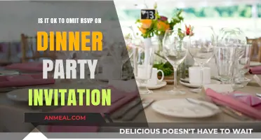 Omit RSVP on Dinner Invites: Polite Oversight or Social Faux Pas?
