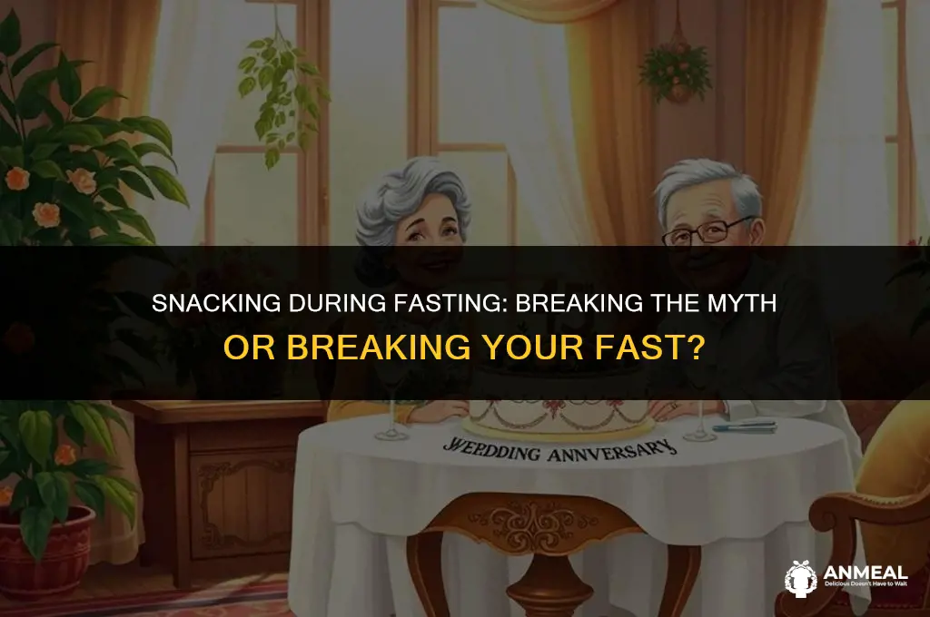 is it okay to eat snacks while fasting