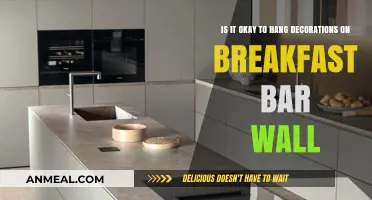 Decorating Your Breakfast Bar Wall: Hanging Tips and Best Practices