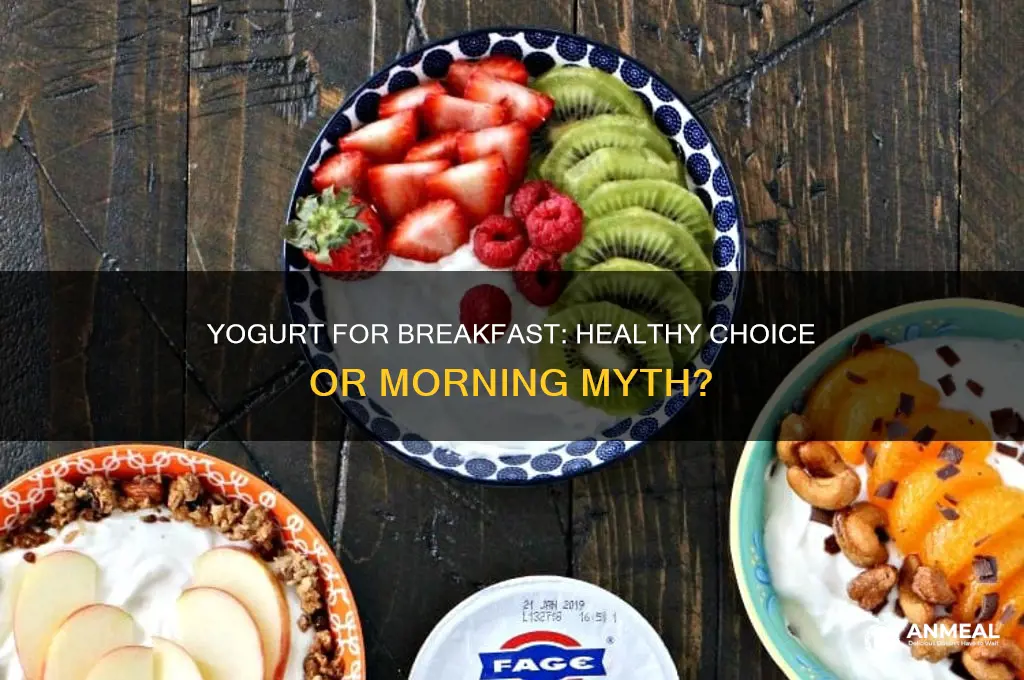 is it okay to have yoghurt for breakfast