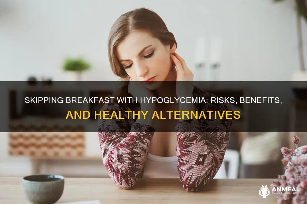 is it okay to skip breakfast with hypoglycemia