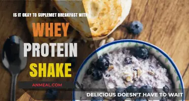 Whey Protein Shakes for Breakfast: Healthy Boost or Unwise Choice?
