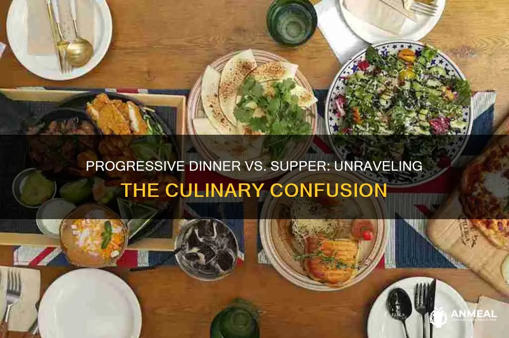 is it progressive dinner or supper
