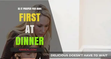 Kids First at Dinner: Proper Etiquette or Outdated Tradition?