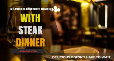 White Moscato and Steak: A Perfect Pairing or Culinary Misstep?
