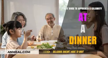 Approaching Celebrities at Dinner: Etiquette or Intrusion?