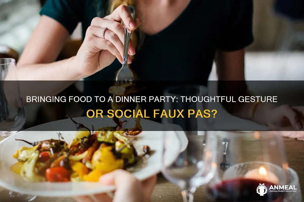 is it rude to bring food to a dinner party