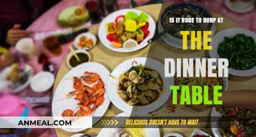 Burping at the Dinner Table: Rude or Just a Cultural Norm?