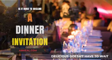 Declining Dinner Invites: Polite Refusal or Social Faux Pas?