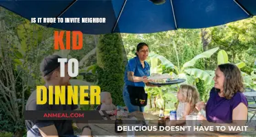 Is Inviting the Neighbor's Kid to Dinner Polite or Overstepping?