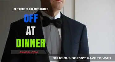 Keeping Your Jacket On at Dinner: Polite or Pretentious?