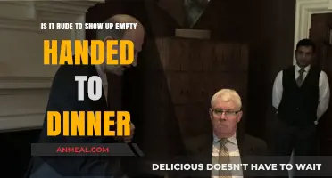 Is Showing Up Empty-Handed to Dinner Considered Rude?
