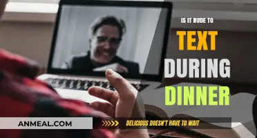 Texting at the Table: Polite or Plain Rude During Dinner?