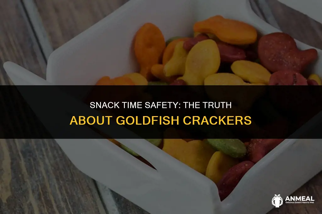 is it safe to eat goldfish snacks