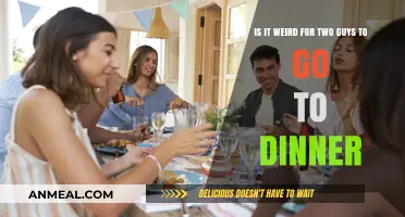 Two Guys, One Dinner: Breaking Stereotypes and Embracing Friendship