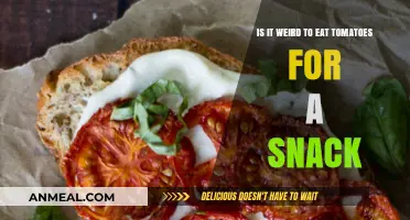 Exploring the Oddity: Tomatoes as a Standalone Snack