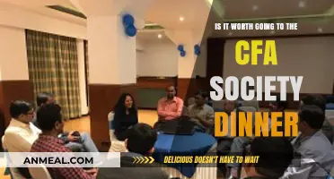 CFA Society Dinner: Networking Value or Overrated Investment?