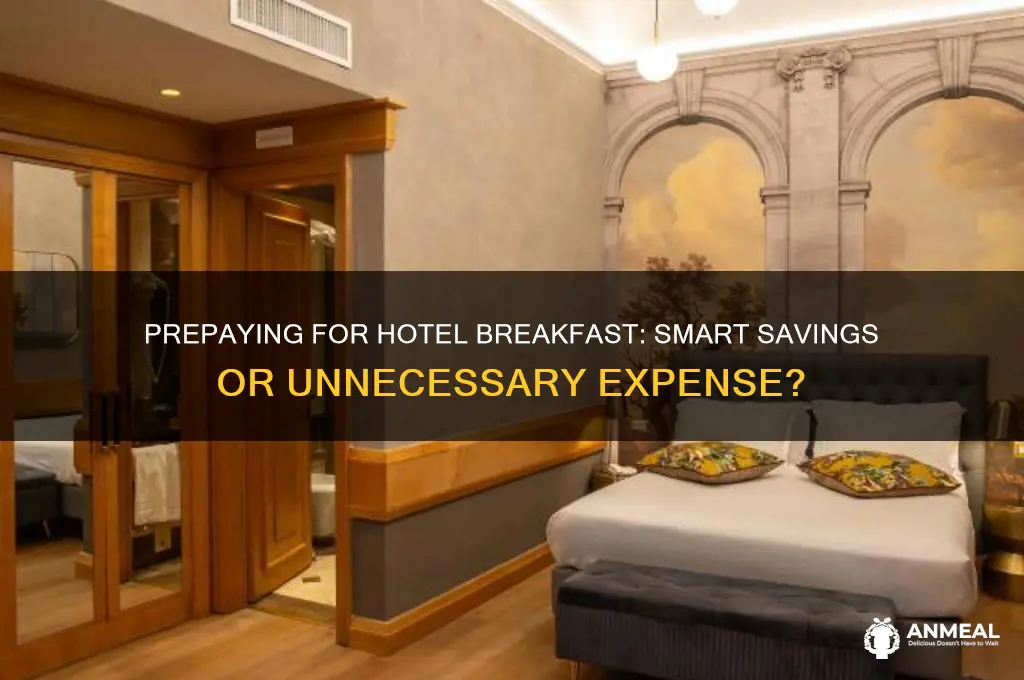 is it worth prepaying for hotel breakfast booking