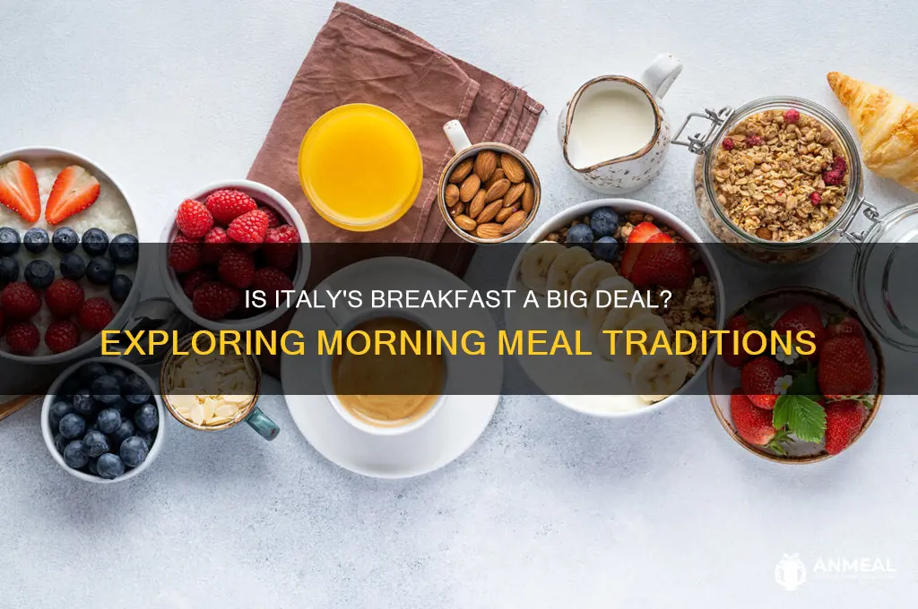 is italy big om breakfast