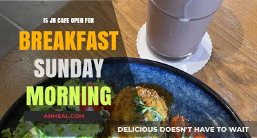 JB Cafe Sunday Breakfast Hours: Open Early for Weekend Brunch?
