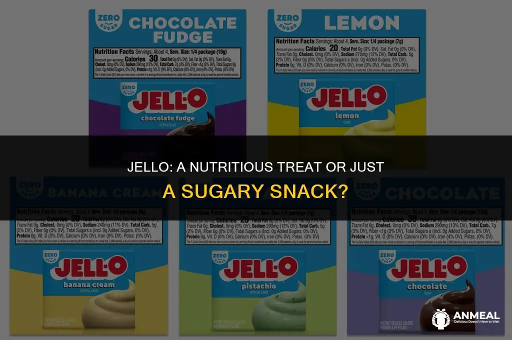 is jello a healthy snack
