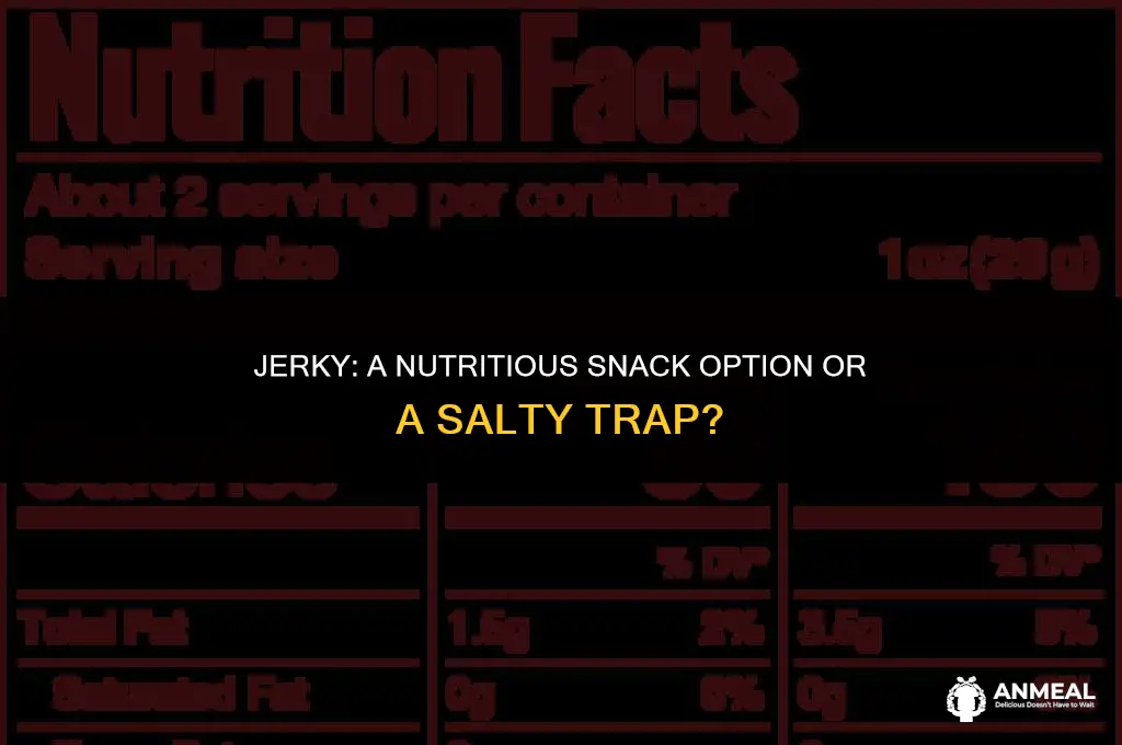 is jerky a healthy snack