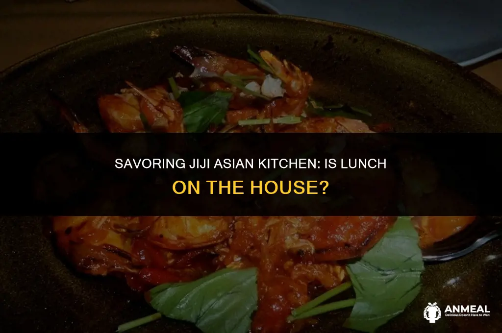 is jiji asian kitchen free for lunch