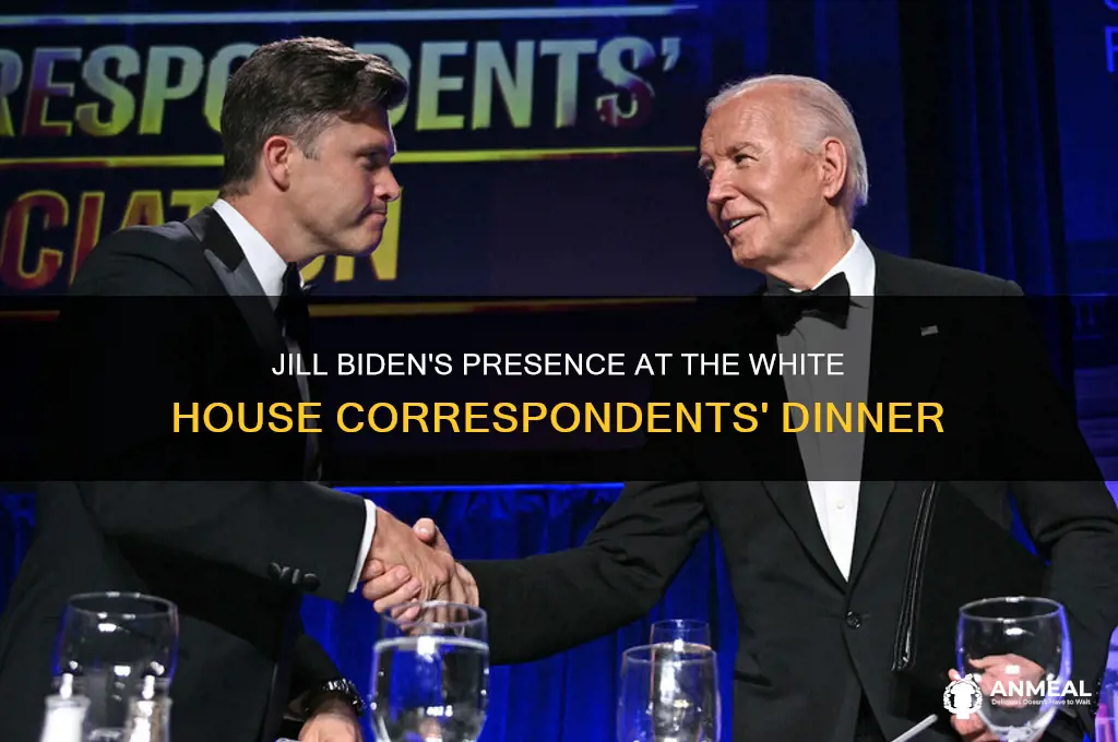 is jill biden at the correspondents dinner