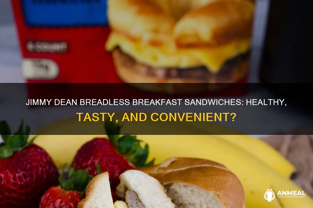 is jimmy dean breadless breakfast sandwiches
