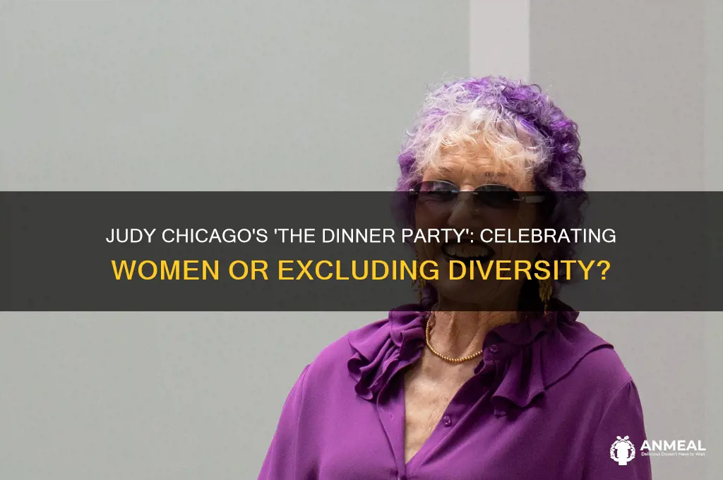 is judy chicago the dinner party all white women
