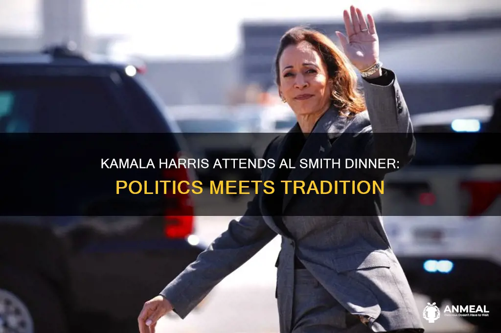 is kamala at the al smith dinner