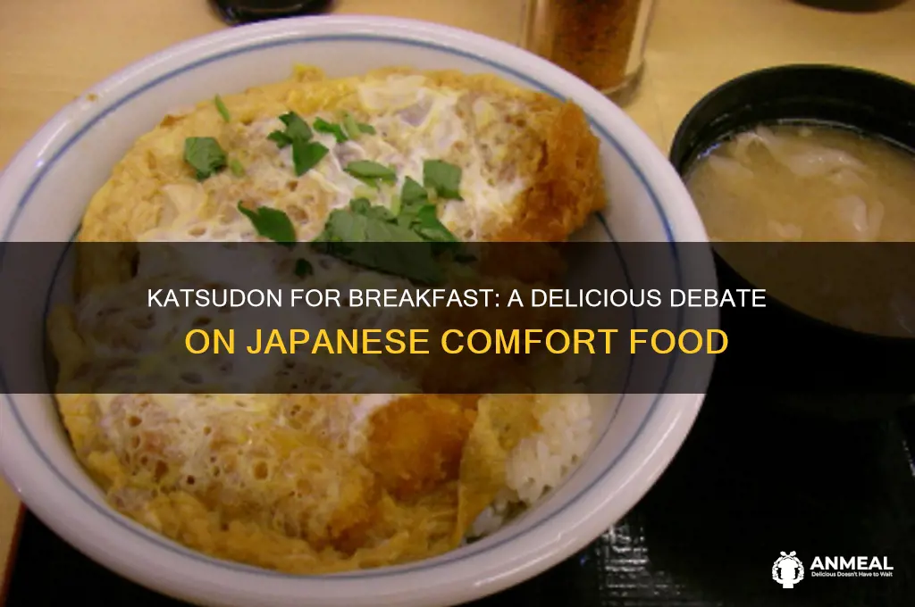 is katsudon breakfast