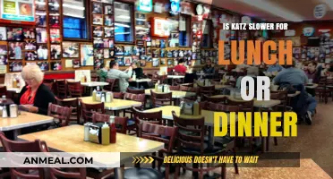 Katz's Delicatessen: Lunch vs. Dinner Speed – Which Meal Wins?