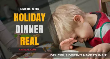 Is the Kid Destroying Holiday Dinner Myth Real or Overhyped?