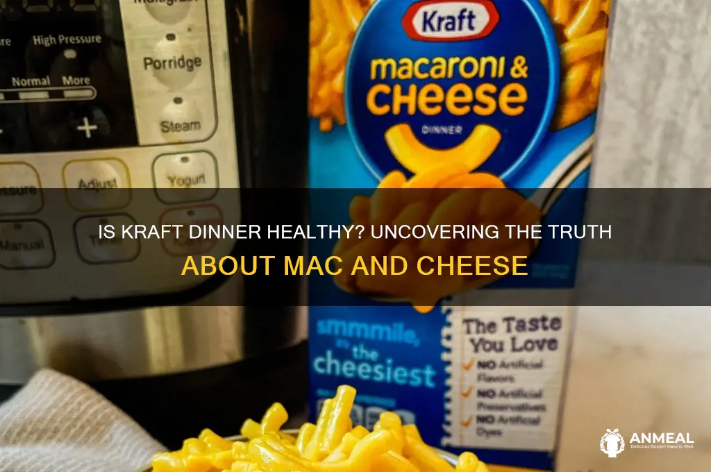 is kraft dinner bad for you